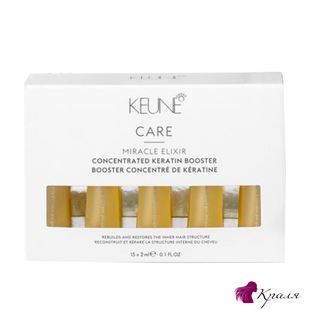 Концентрированный кератиновый бустер KEUNE Miracle Elixir Concentrated Keratin Booster Концентрированный кератиновый бустер KEUNE Miracle Elixir Concentrated Keratin Booster