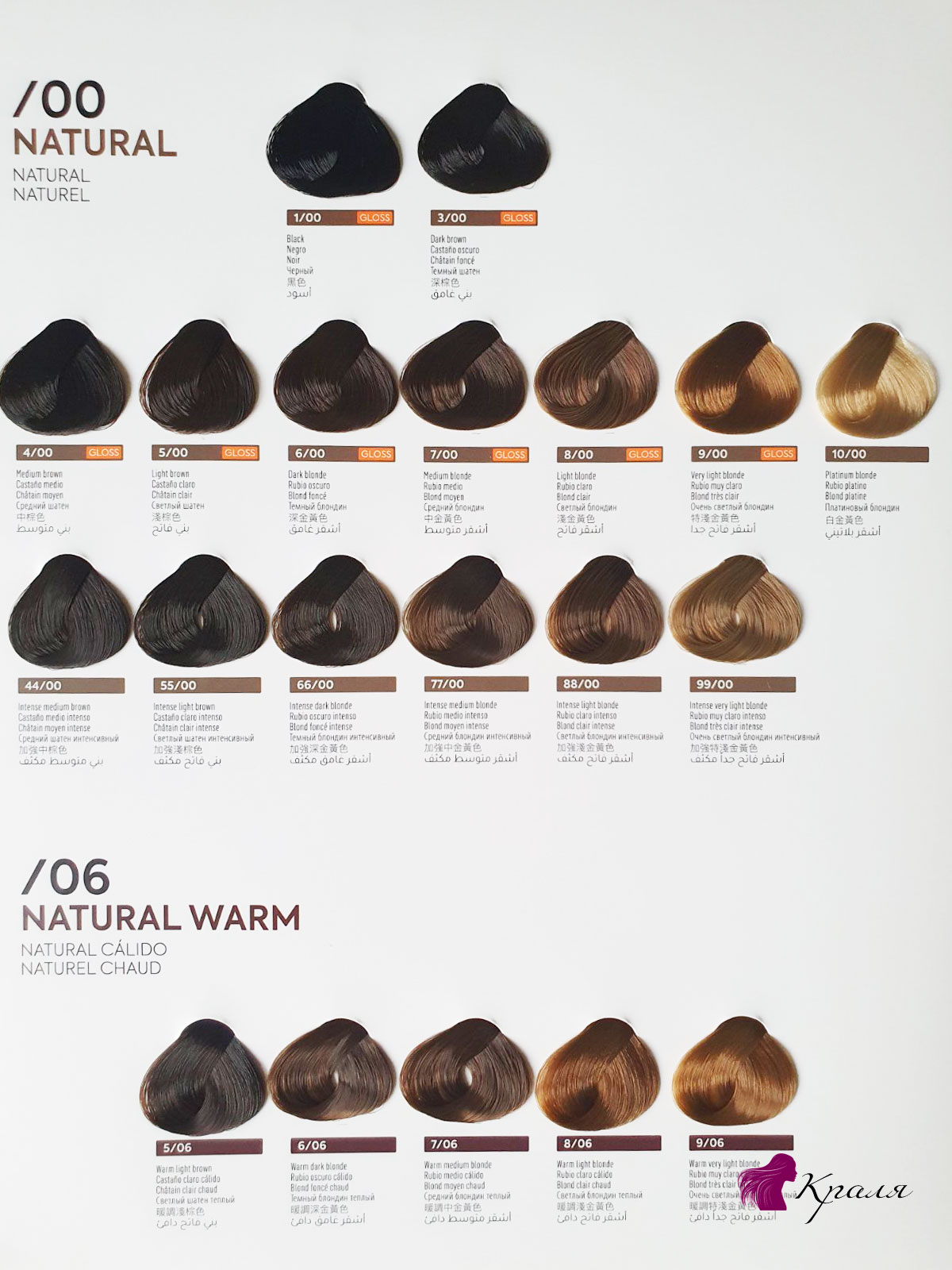 Lakme-Collage-Creme-Hair-Color-палитра Lakme-Collage-Creme-Hair-Color-палитра