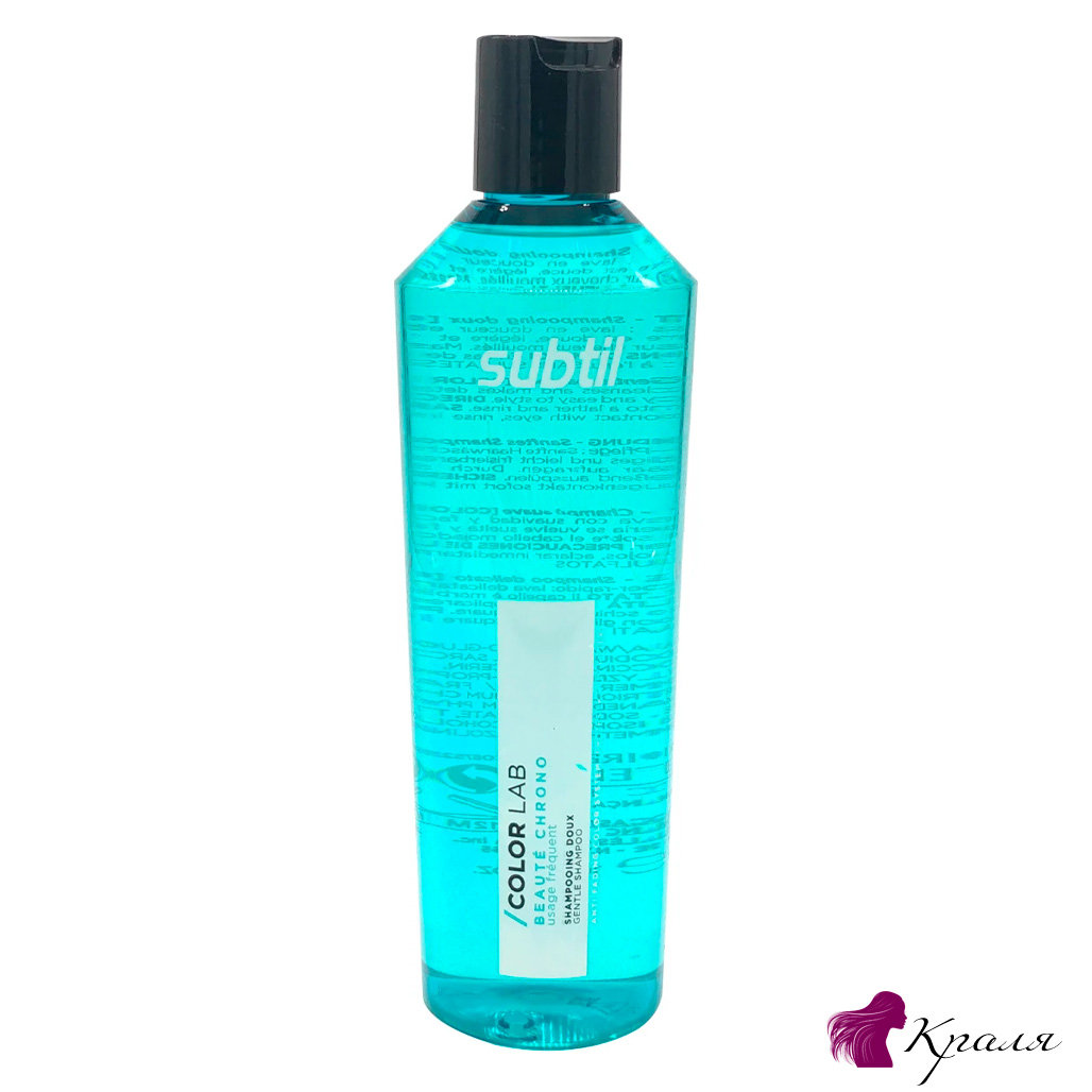 М'який шампунь для частого застосування Subtil Color Lab/BEAUTE