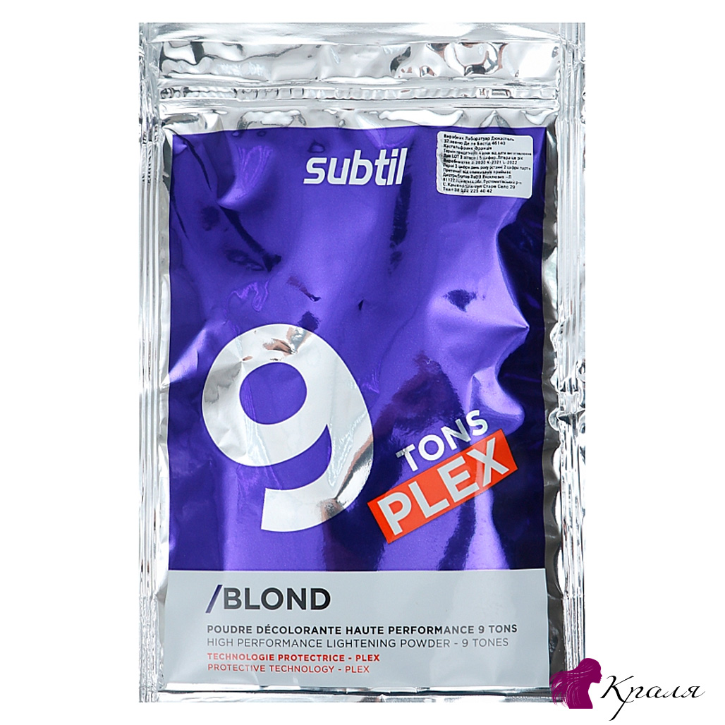 Осветляющая-пудра-Subtil-Blond-PLEX-9-тонов Осветляющая-пудра-Subtil-Blond-PLEX-9-тонов