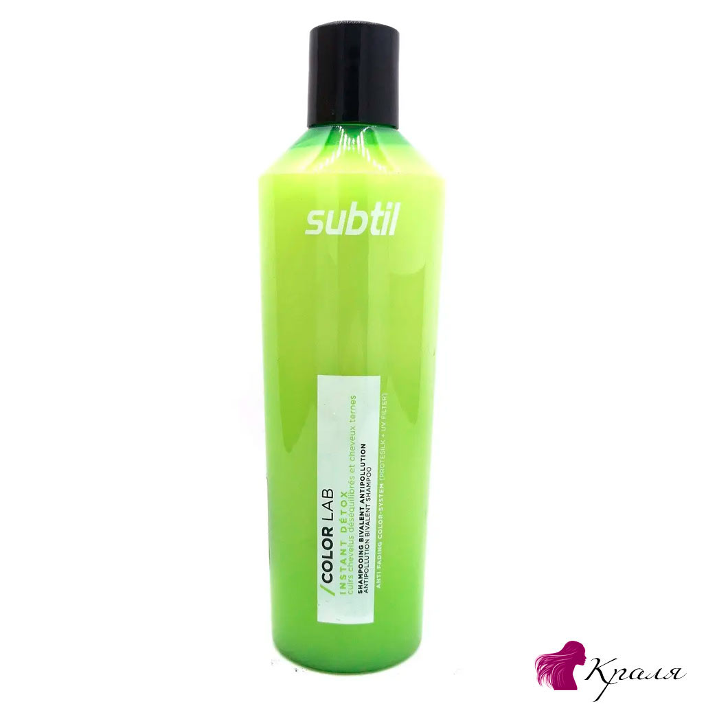 Шампунь жирные корни сухие кончики Subtil Color Lab INSTANT DETOX - BIVALENT ANTIPOLLUTION
