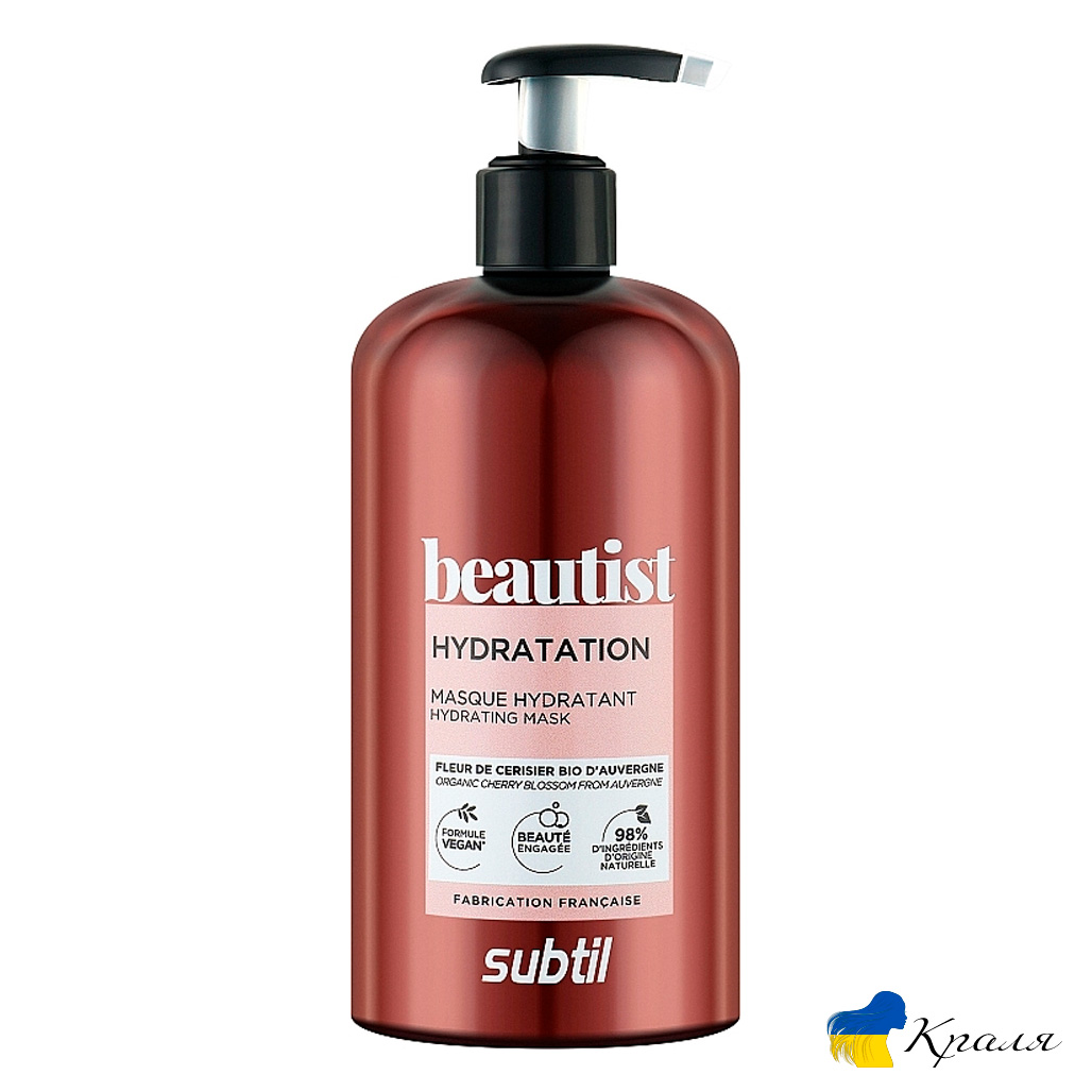 Зволожуюча маска для волосся Subtil Beautist HYDRATATION Зволожуюча маска для волосся Subtil Beautist HYDRATATION