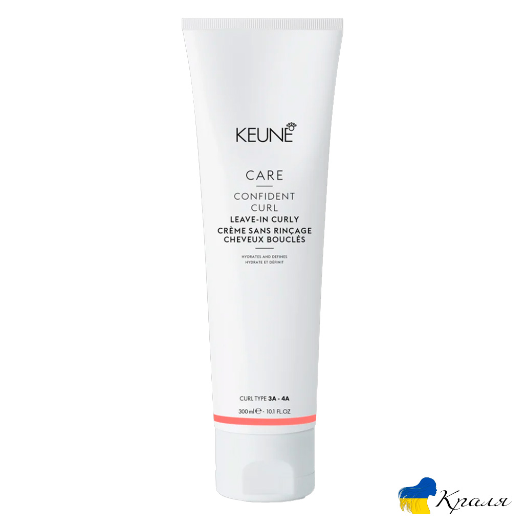 Незмивний догляд для хвилястого волосся Confident Curl Curly 3A-4A Care Line KEUNE Незмивний догляд для хвилястого волосся Confident Curl Curly 3A-4A Care Line KEUNE